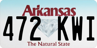 AR license plate 472KWI