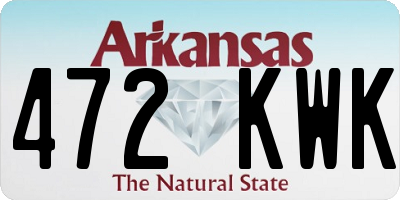 AR license plate 472KWK