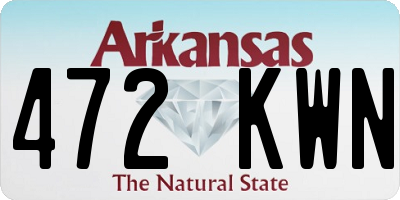 AR license plate 472KWN