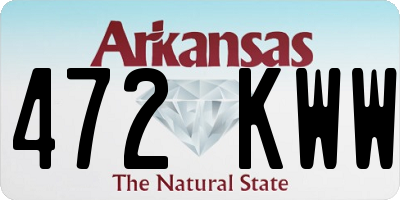 AR license plate 472KWW