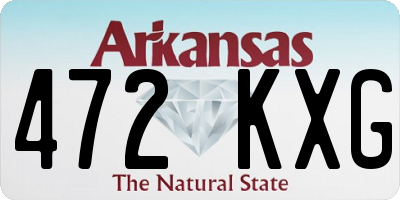 AR license plate 472KXG