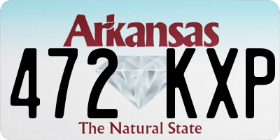 AR license plate 472KXP