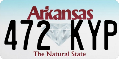 AR license plate 472KYP