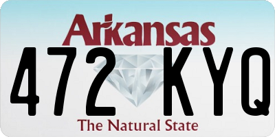 AR license plate 472KYQ