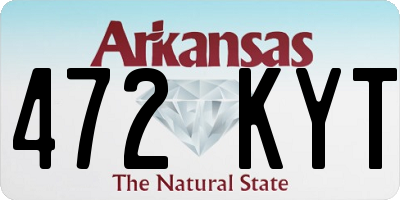 AR license plate 472KYT