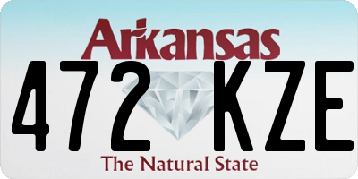 AR license plate 472KZE
