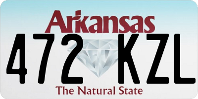 AR license plate 472KZL