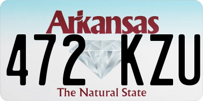 AR license plate 472KZU