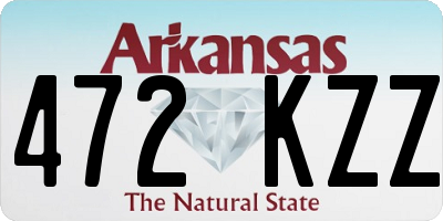 AR license plate 472KZZ