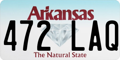 AR license plate 472LAQ