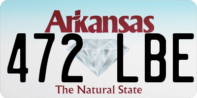 AR license plate 472LBE