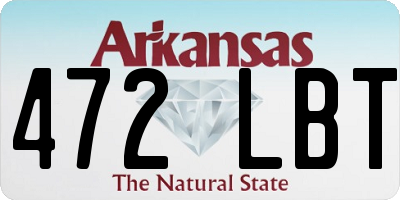AR license plate 472LBT