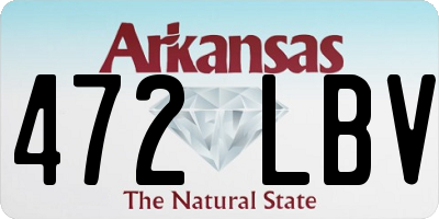 AR license plate 472LBV