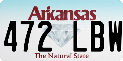 AR license plate 472LBW