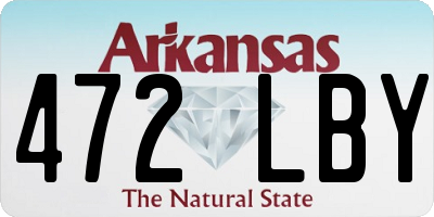 AR license plate 472LBY