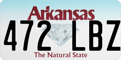 AR license plate 472LBZ