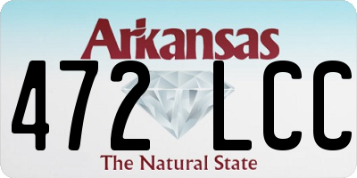 AR license plate 472LCC