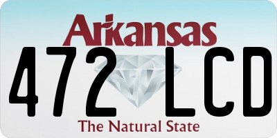 AR license plate 472LCD