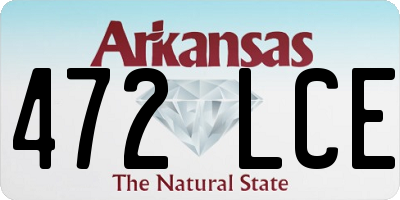 AR license plate 472LCE