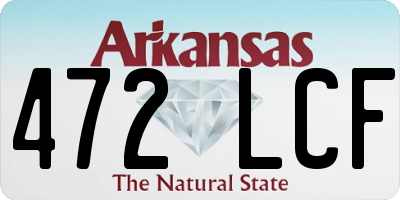 AR license plate 472LCF