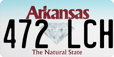 AR license plate 472LCH