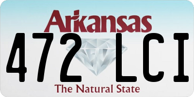 AR license plate 472LCI