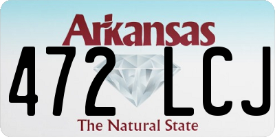 AR license plate 472LCJ