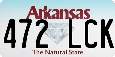 AR license plate 472LCK