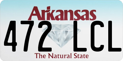 AR license plate 472LCL