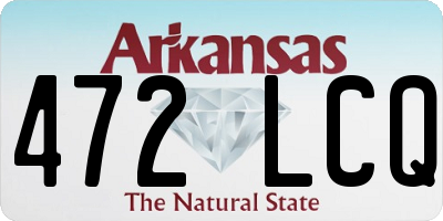 AR license plate 472LCQ
