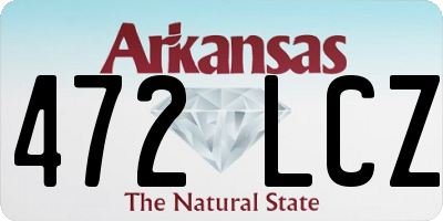 AR license plate 472LCZ