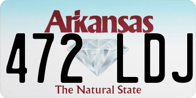 AR license plate 472LDJ