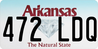 AR license plate 472LDQ