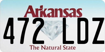 AR license plate 472LDZ