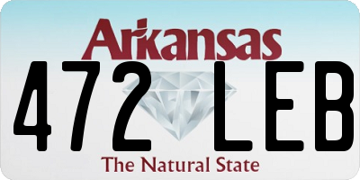 AR license plate 472LEB
