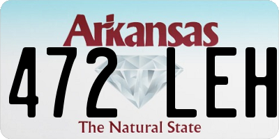 AR license plate 472LEH
