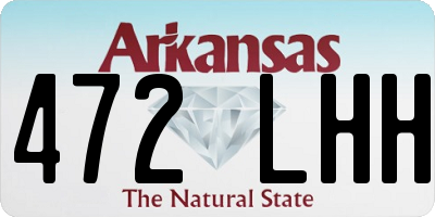 AR license plate 472LHH