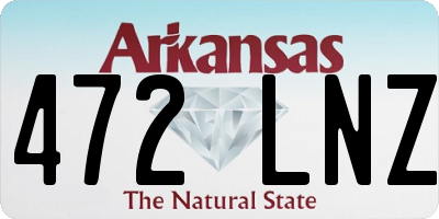 AR license plate 472LNZ
