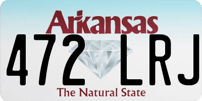 AR license plate 472LRJ