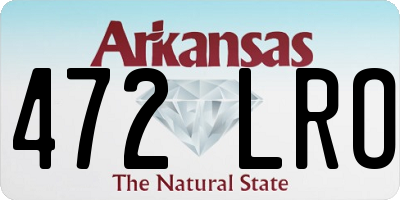 AR license plate 472LRO