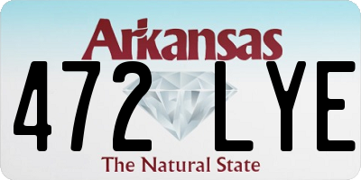 AR license plate 472LYE