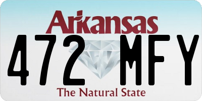 AR license plate 472MFY