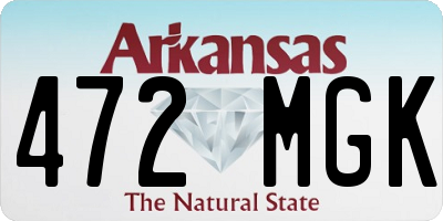 AR license plate 472MGK