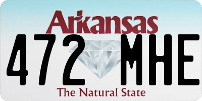 AR license plate 472MHE