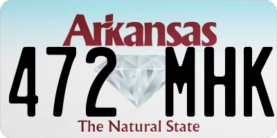 AR license plate 472MHK