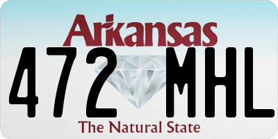 AR license plate 472MHL