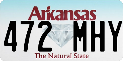AR license plate 472MHY