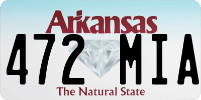 AR license plate 472MIA