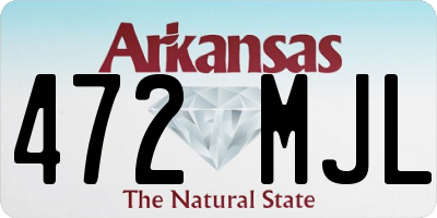 AR license plate 472MJL