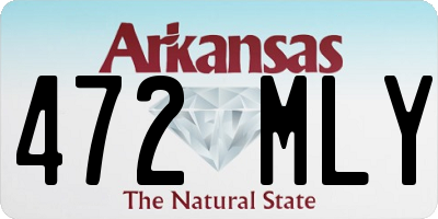 AR license plate 472MLY